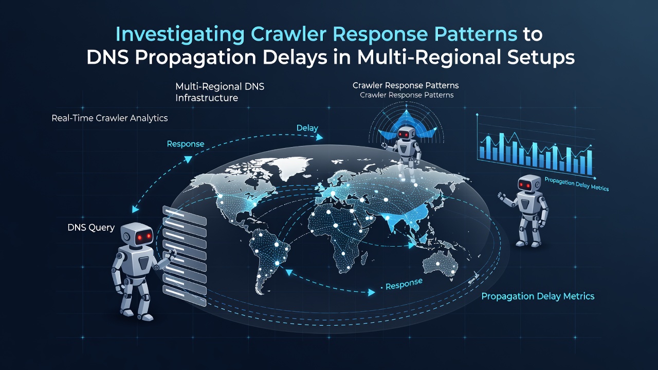 Investigating Crawler Response Patterns to DNS Propagation Delays in Multi-Regional Setups