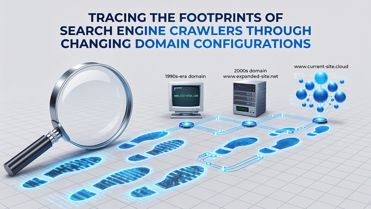 Tracing the Footprints of Search Engine Crawlers Through Changing Domain Configurations